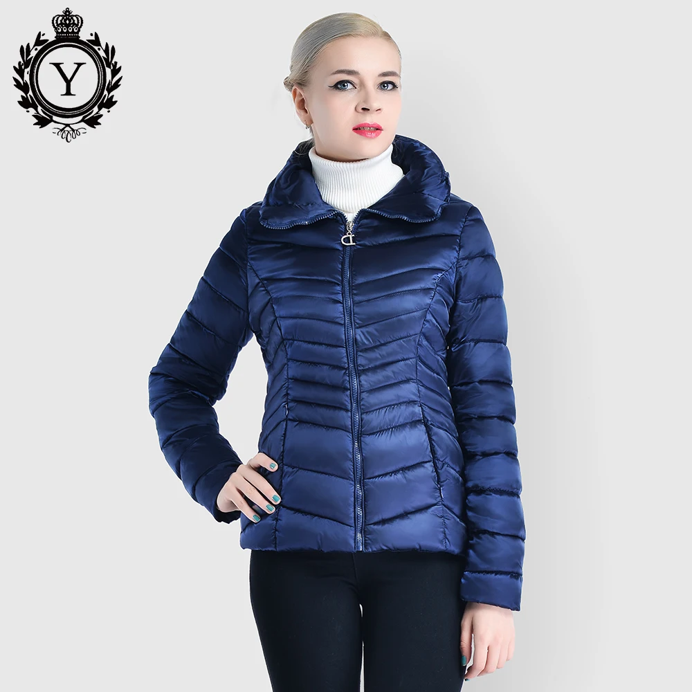COUTUDI/оптовая продажа женской куртки зимняя одежда темно синие короткие женские