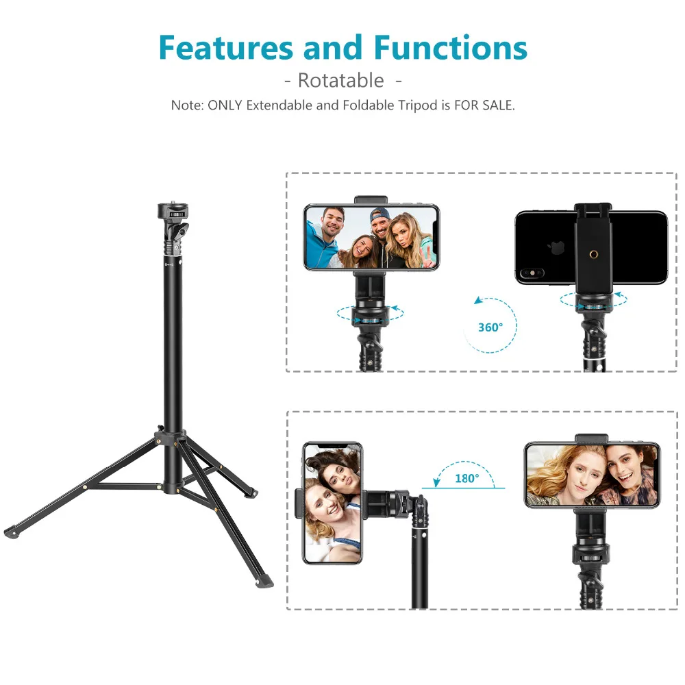Выдвижная селфи-палка Neewer 2 в 1 монопод и штатив регулируемая подставка 16 4 дюйма