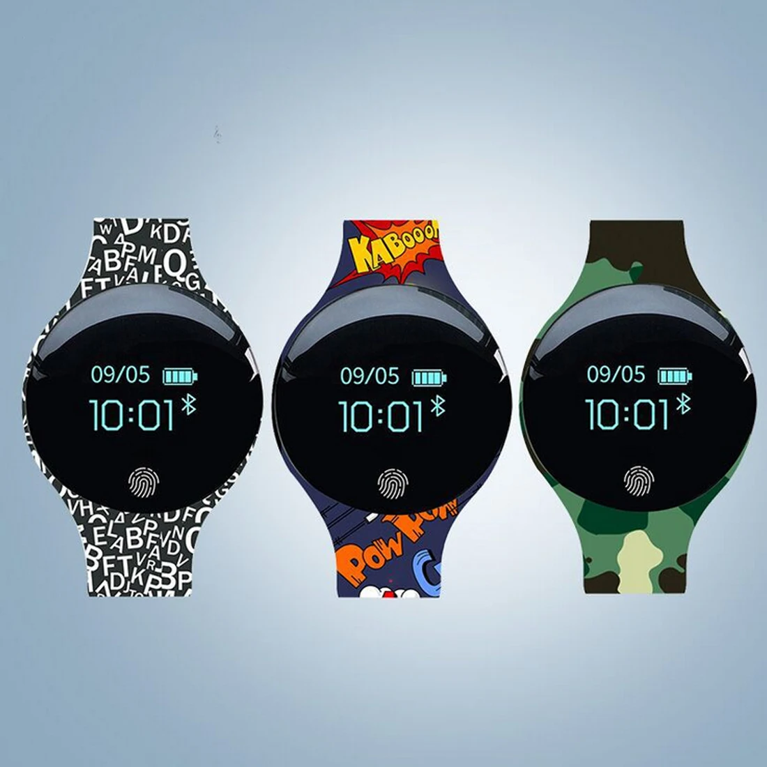 H8 цветной сенсорный экран умные часы с датчиком движения для IOS Android мультяшным