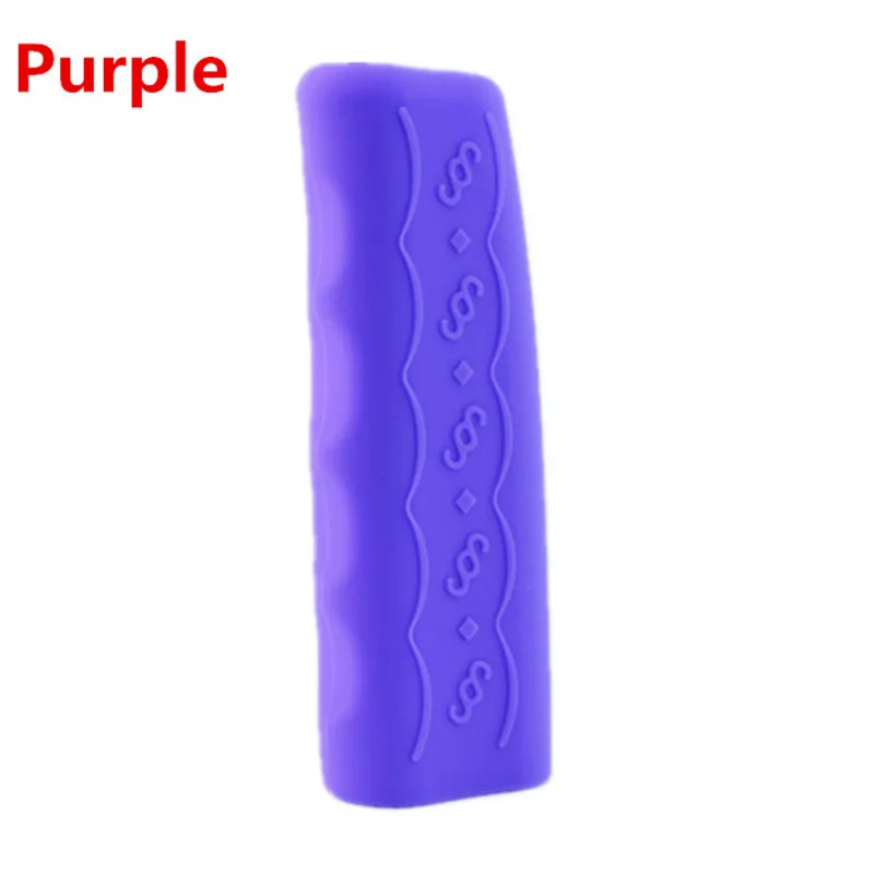 Purple Handbrake Автомобильный силиконовый чехол для рычага переключения передач, ручного тормоза, ручного тормоза, чехол для защиты кожи, аксессуары для стайлинга автомобилей - Название цвета: Purple Handbrake