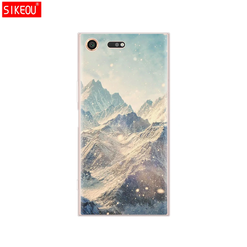 SIKEOU Silicon Soft Clear TPU For Sony Xperia XZ2 Case Compact Cover XZ1 /XZ1 Compact/XZ Premium Cases |