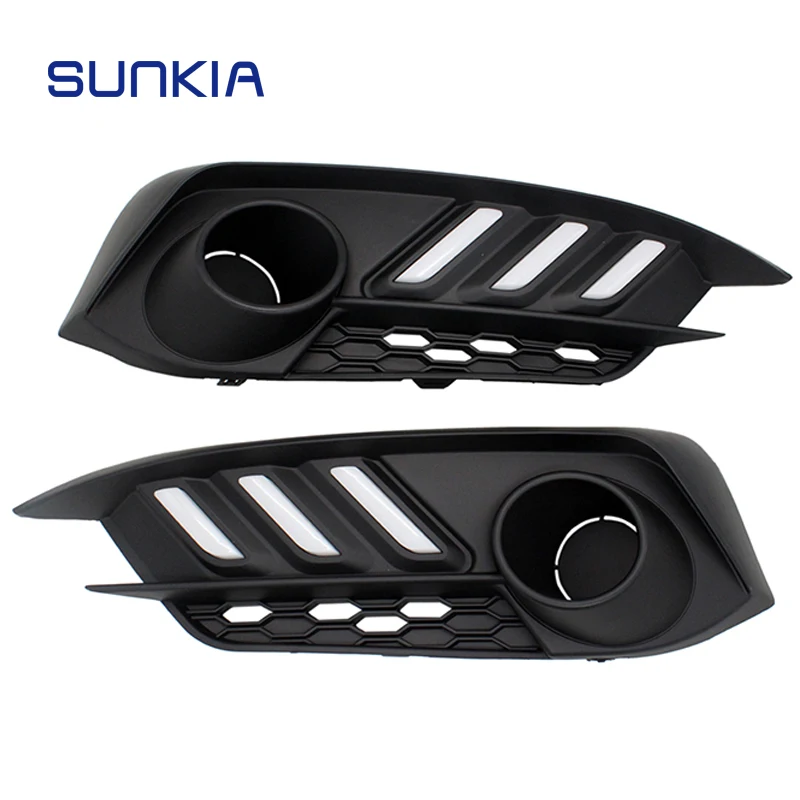 Автомобильные светодиодсветодиодный дневные ходовые огни SUNKIA 2 шт./компл. с