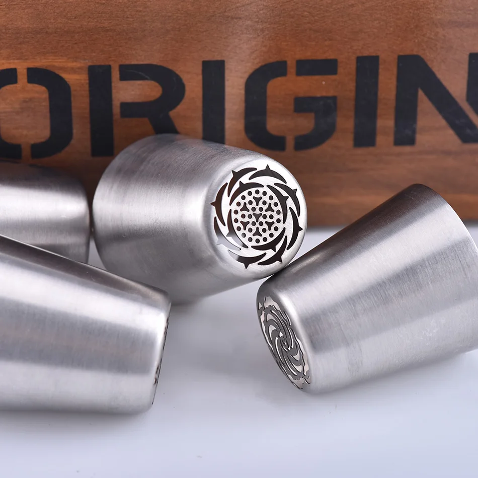 Торты из нержавеющей стали русские Насадки Кондитерские наконечники глазурь