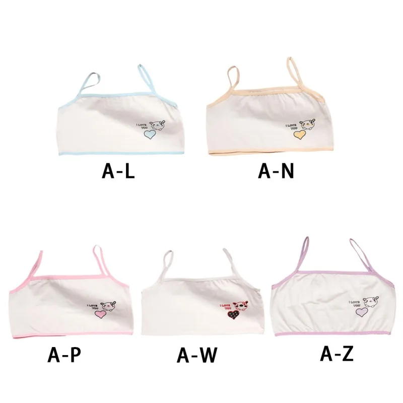 Майка хлопковая однотонная для девочек нижнее белье хлопковое белье|Топы и