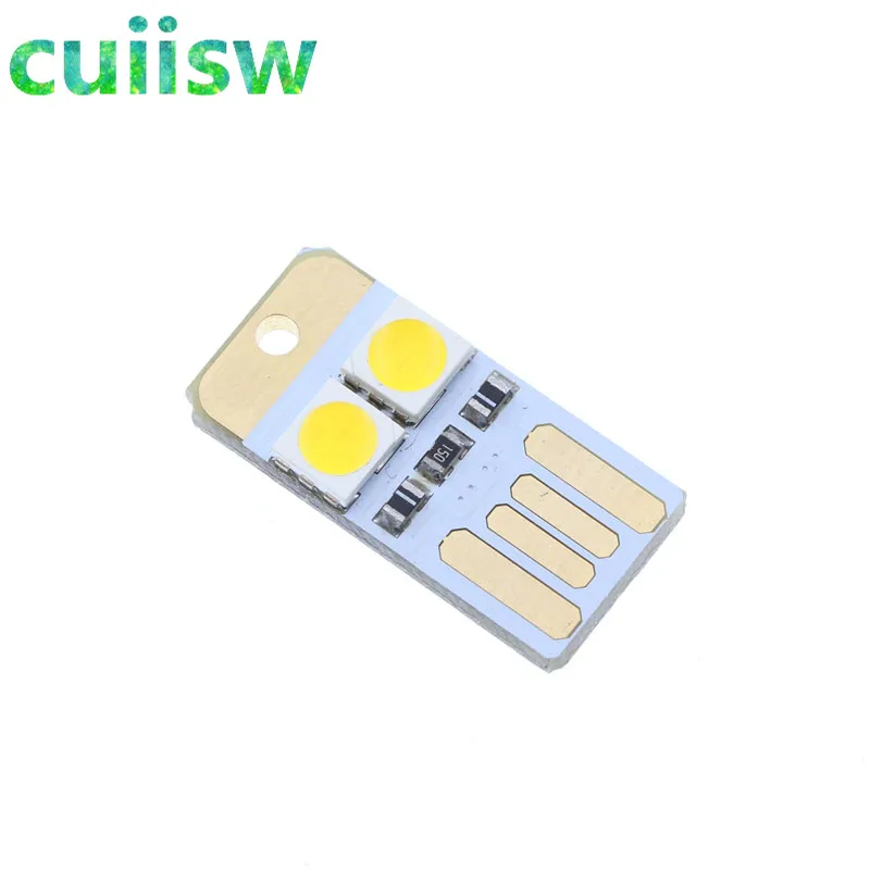 C Warm white Шт. 1 шт. ночной Светильник Мини карманная карта USB мощность светодио дный светодиодный брелок ночник 0,2 светодио дный Вт USB Светодиодная лампа книга свет для ноутбука PC power bank - Цвет: C Warm white