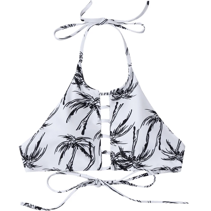 Detector Women Sexy Low waist Push up Bandage Halter Bikini Set Triangle Mini Swimwear Bathing Suit Swimsuit Beachwear | Женская одежда