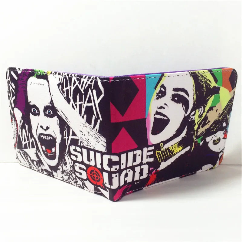 Wallets Movie Suicide Squad Wallet Women Men Student Anime Purse Bag Batman Harley Quinn For Teenager W368 |