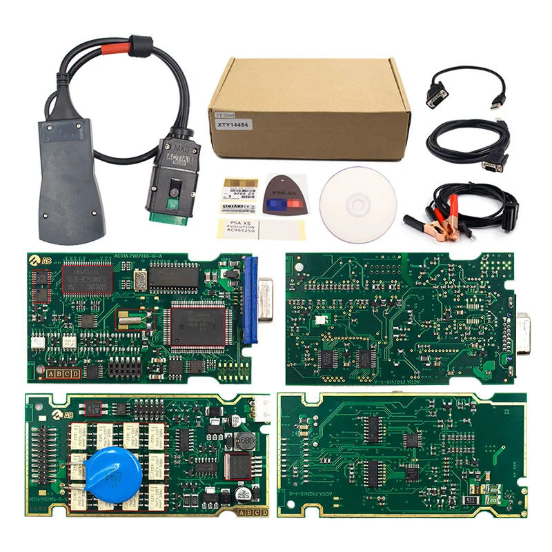 Золотой полный чипы lexia 3 921815C прошивка Diagbox V7.83 Lexia3 PP2000 V48/V25 lexia-3 для Citroen/peugeot автомобиля диагностический инструмент