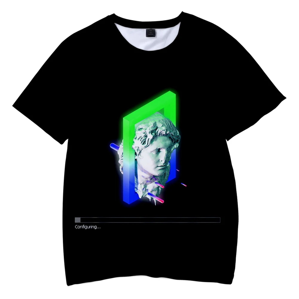 Детская одежда с 3D принтом Vaporwave футболка для косплея лето 2019 | Мужская