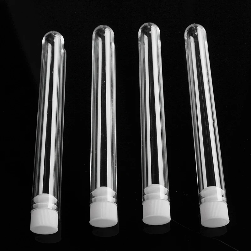 Пробирки пластиковые прозрачные с белыми заглушки-колпачки 12x100 мм 50 шт. |