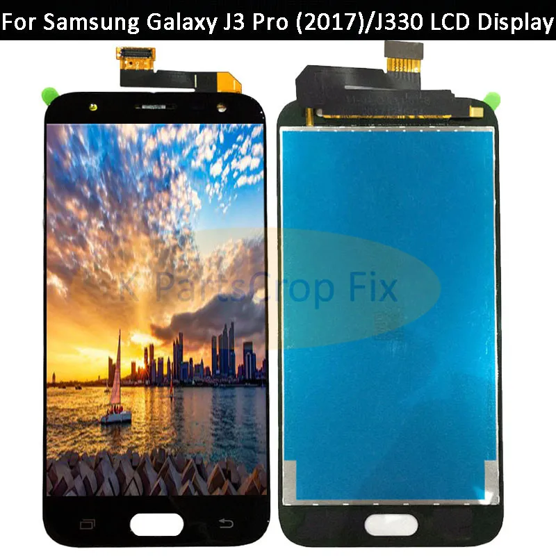 Для SAMSUNG GALAXY J330 LCD J3 2017 дисплей J330F сенсорный экран дигитайзер в сборе запасные