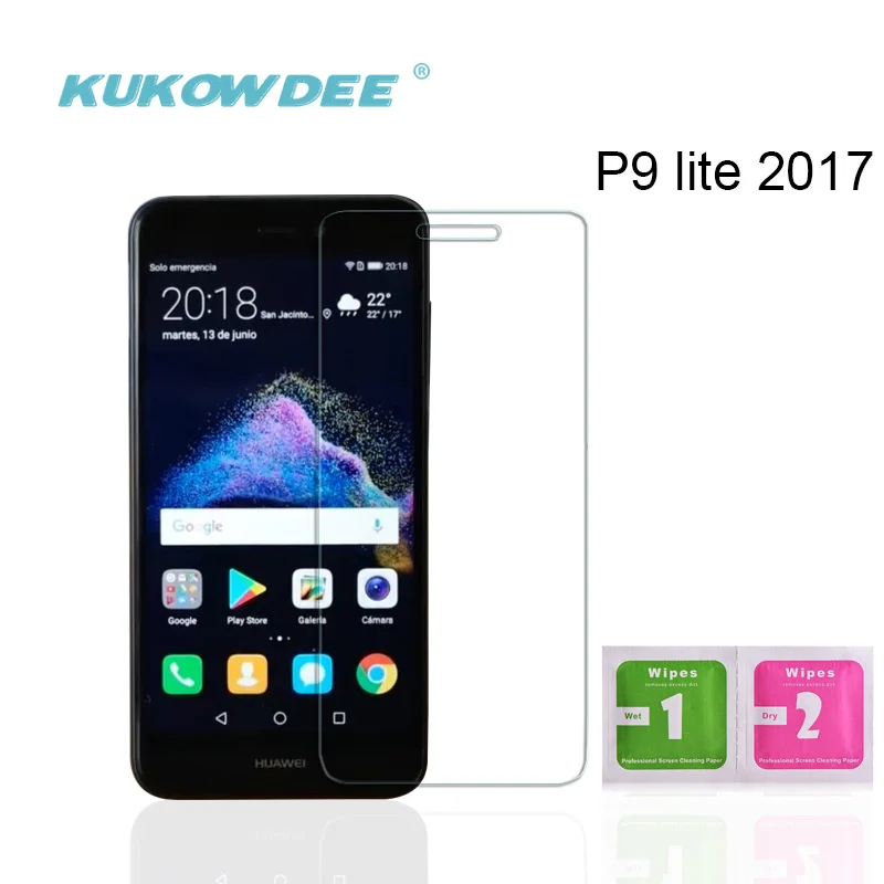 Закаленное стекло 9H для Huawei P8 P9 P10 lite 2017 2 3 4 шт./лот защитная пленка экрана