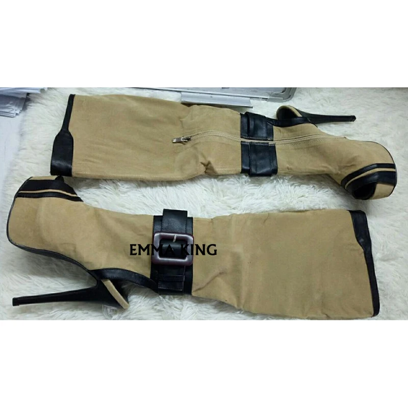 Пикантные босоножки-гладиаторы с открытым носком на толстой платформе женские