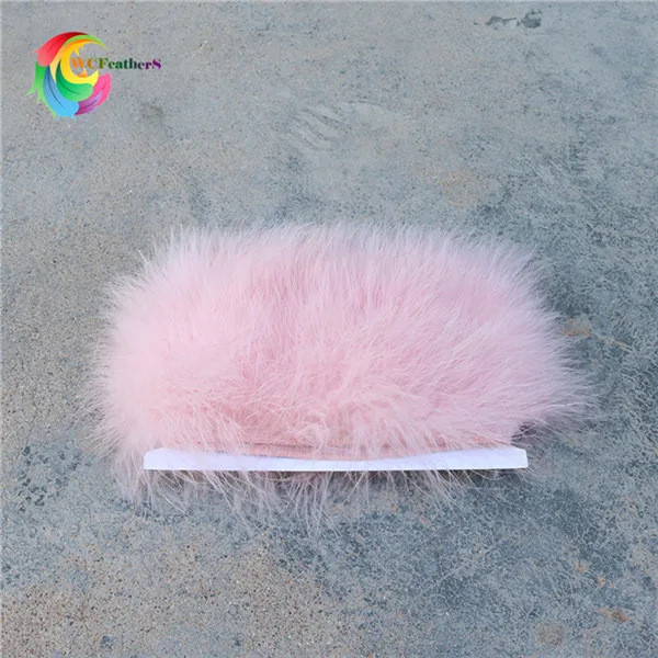 COLOR 1 Новинка! Элегантные полностью Marabou перо планки ширина 5-8 см мягкие перья для рукоделия Свадебная вечеринка украшения DIY аксессуары для одежды - Цвет: COLOR 1