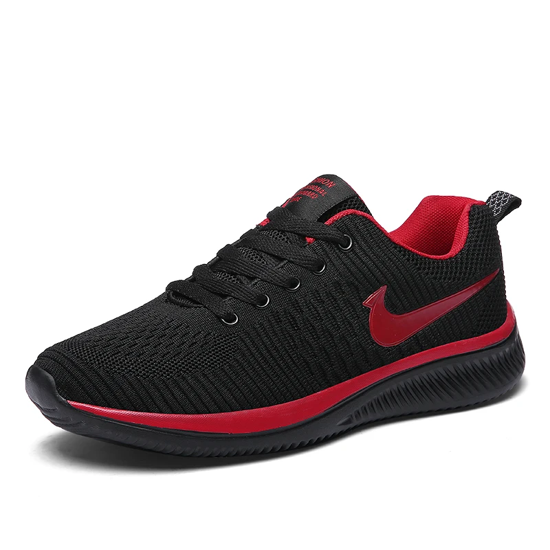 New Men Shoes Casual Weaving Fly Mesh Breathable Sneakers Autumn Light Soft Tenis Masculino Adulto chaussure homme | Обувь