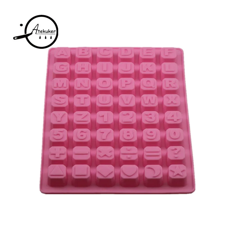 1 шт. Алфавит силиконовые формы для шоколада ледяной куб лоток сахарные конфеты