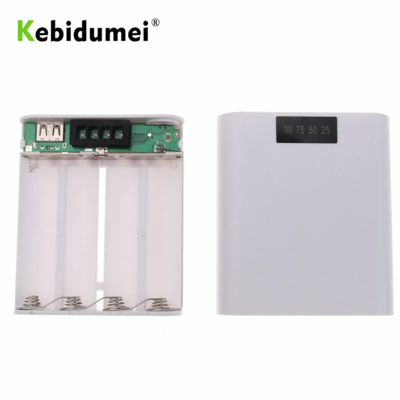 Чехол kebidumei 4X18650 с зарядным устройством usb порт корпус DIY коробка мобильный