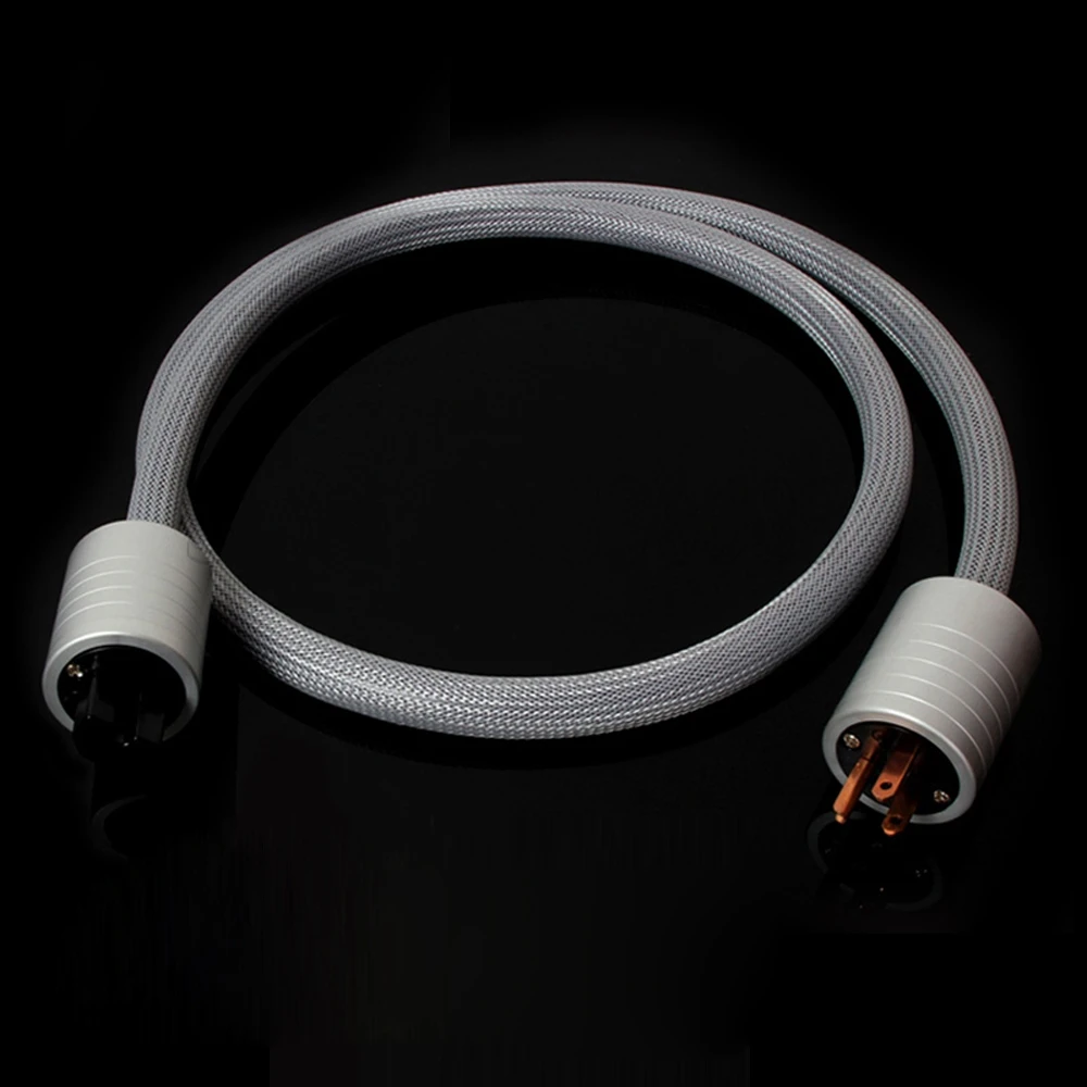 

Free shipping MP200 5N OCC Pure copper US Version audio Power Cable with pure copper power plug connector