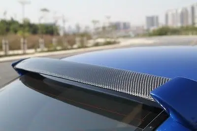 Углеродное волокно + FRP верхний спойлер на крышу крыло губ подходит для Subaru Impreza WRX