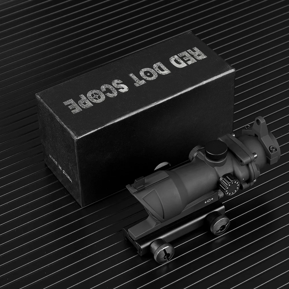 ACOG 1x32 красный зеленый точечный прицел охотничий тактический с 22 мм креплением