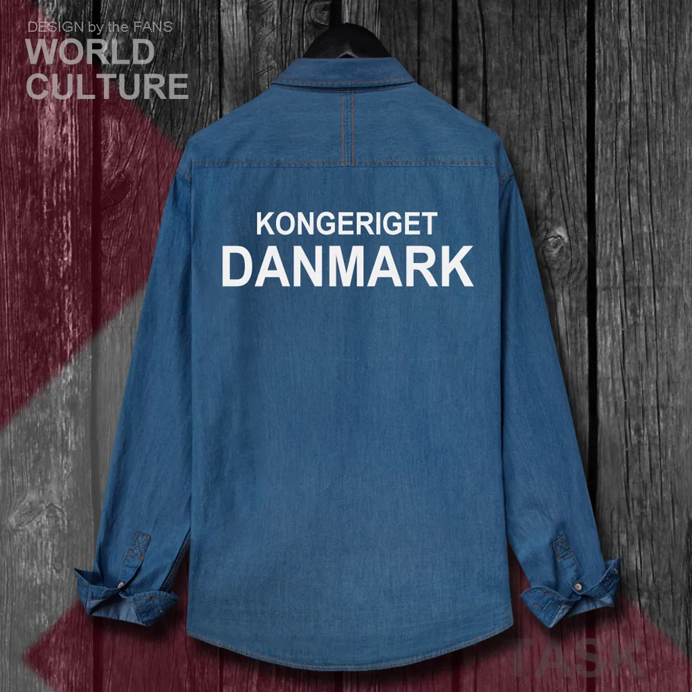 Denmark Danish Danmark DK DNK Men Spring Autumn Cotton Turn-down Collar Jeans Shirt Long Sleeve Cowboy Coat Fashion Slim Clothes
Denmark Danish Danmark DK DNK Men Spring Autumn Cotton Turn-down Collar Jeans Shirt Long Sleeve Cowboy Coat Fashion Slim Clothes