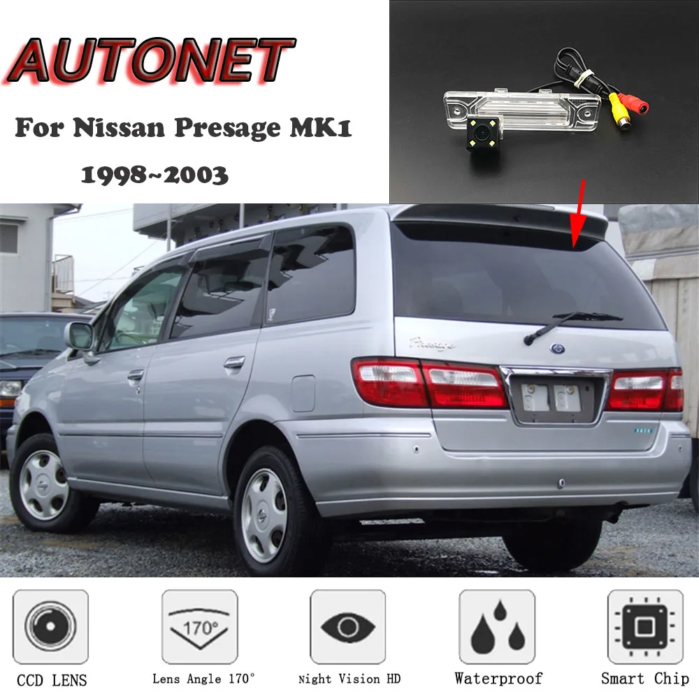 Камера заднего вида с ночным видением для Nissan Presage MK1 1998 ~ 2003 CCD/камера или