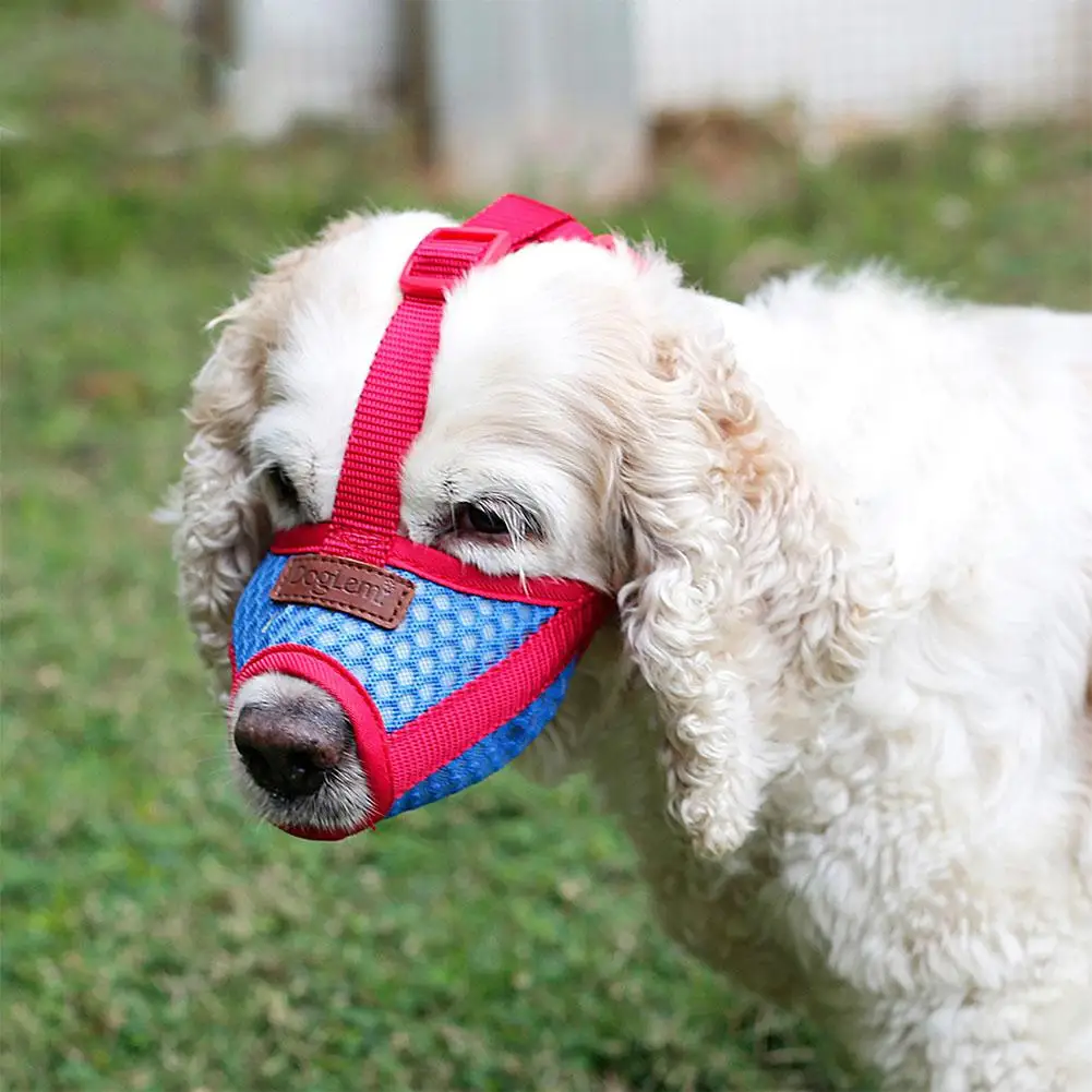 Маска намордник для собаки сетчатая намордка рта предотвращающая трудоемкость