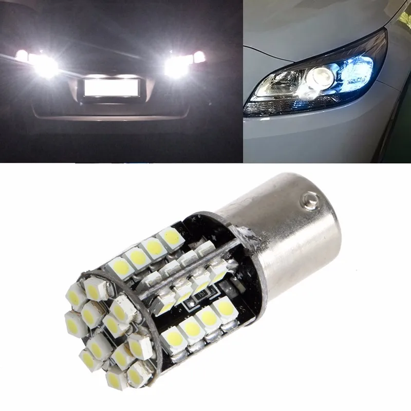 DC 12V 1156 3528 SMD 44 Светодиодный P21W BA15S светильник анти ошибка тормозной лампа авто