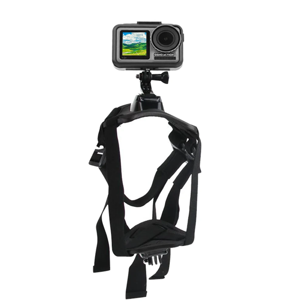 Newly Adjustable Dog Chest Harness Pet Elastic Back Strap Mount for DJI OSMO Action Camera DC128 | Электроника