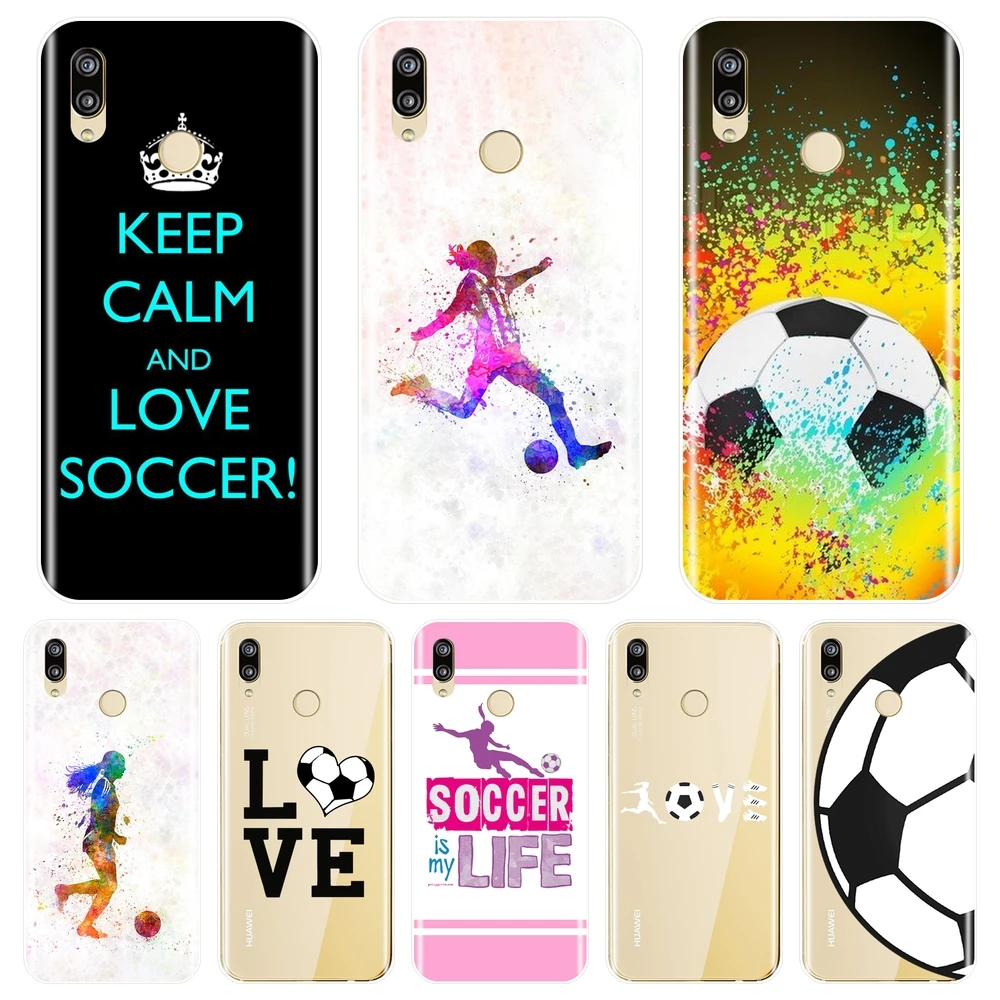 Чехол для телефона Huawei P20 Lite Pro P9 P10 Plus P Smart Football силиконовая Мягкая задняя крышка P8
