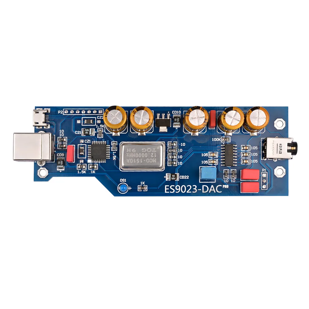 Звуковая карта AIYIMA PCM2706 + ES9023 звуковая DAC декодер с OTG для усилителя наушников AMP