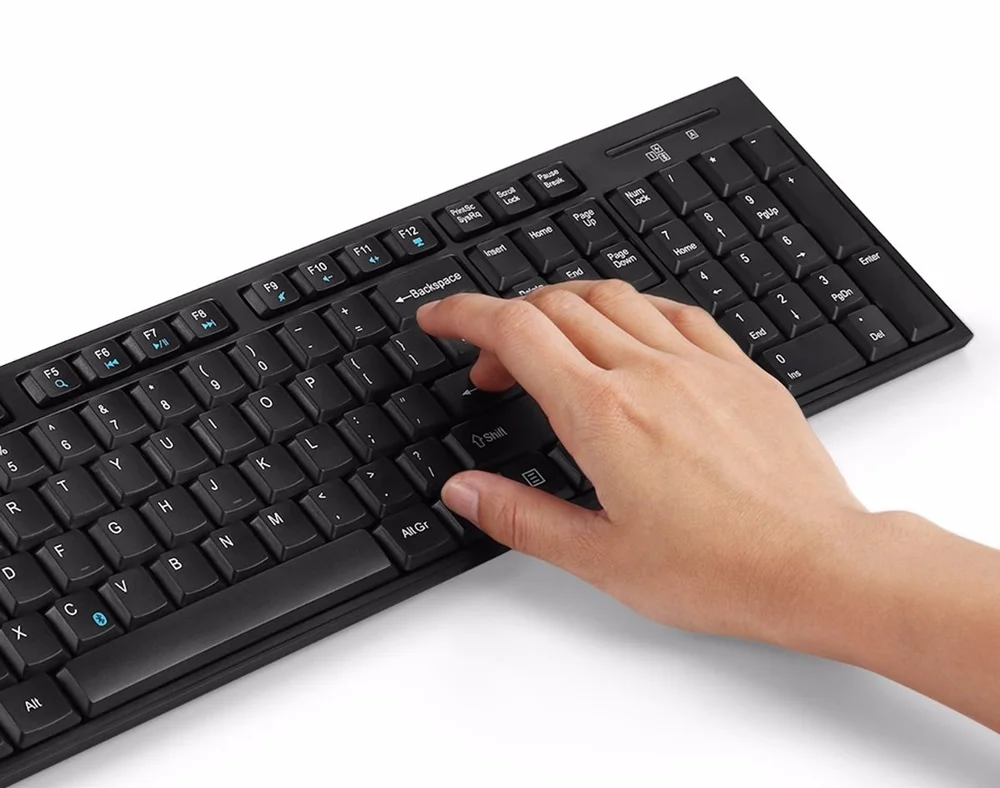 Perixx PERIBOARD-810 Bluetooth клавиатура универсальный ноутбук Настольный планшет ПК Windows, iOS и Android устройства. Bluetooth 3,0