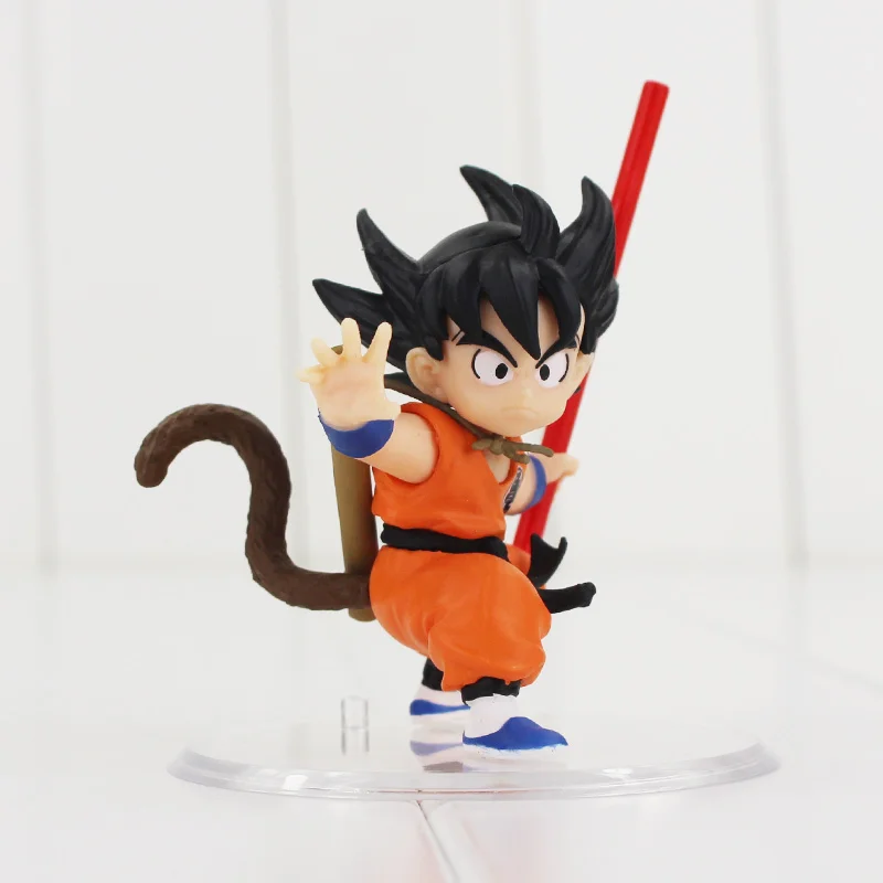 7 см фигурка Dragon Ball Сон Гоку Дети Стиль фигурки куклы ПВХ Модель игрушки