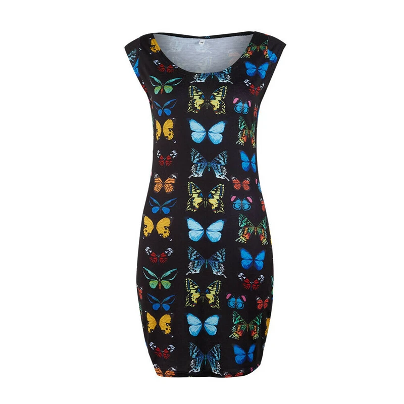 Женское облегающее платье без рукавов вечернее большого размера лето 2019 |