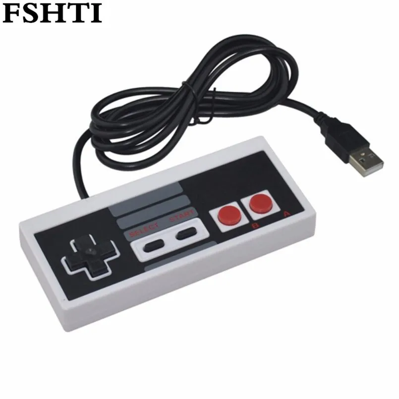 Dhl или ems 100 шт. USB контроллер геймпад игровой джойстик для NES Windows ПК MAC компьютерных