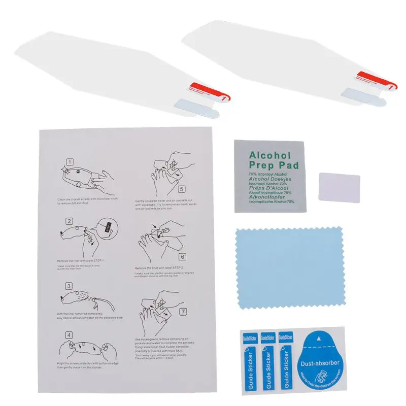 2 шт. в наборе кластера защитой от царапин Защитная пленка для экрана протектор