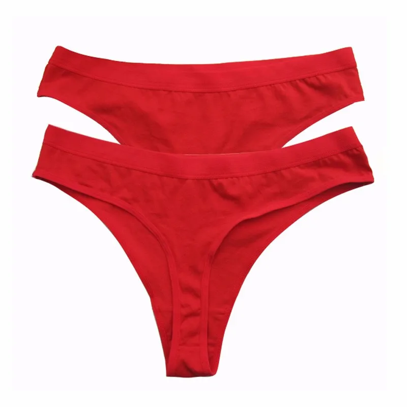 Новые сексуальные стринги Хлопковые женские трусы трусики с низкой талией