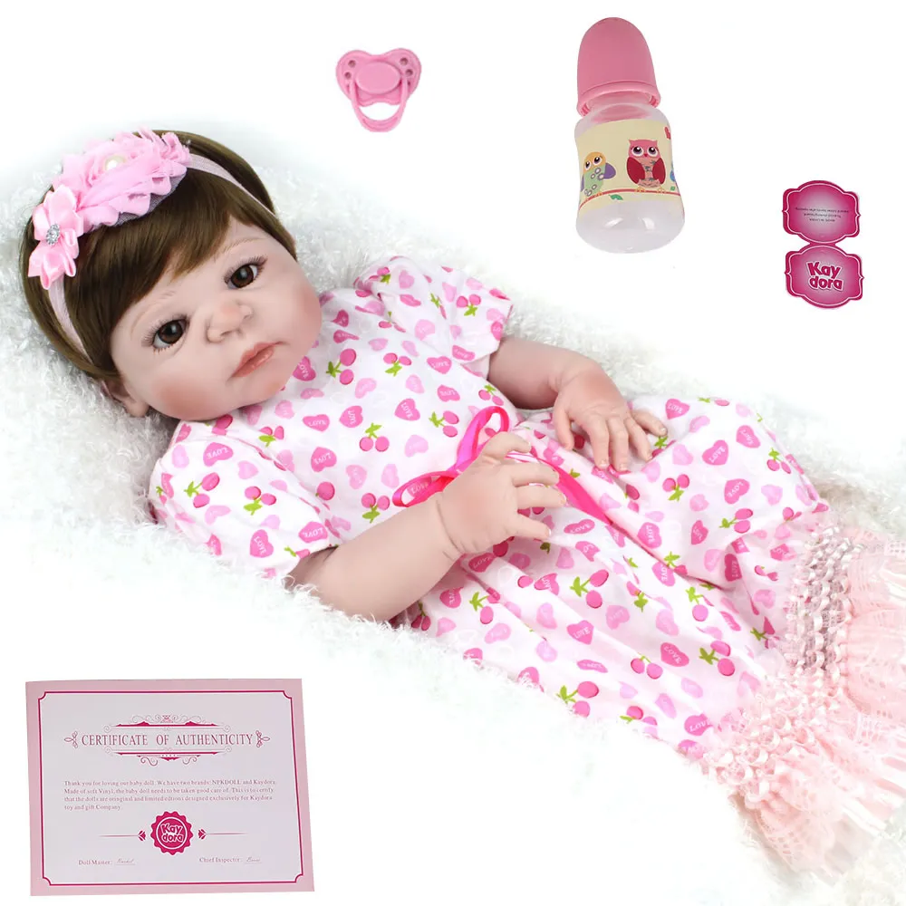 Кукла NPKDOLL 22 дюйма 55 см силиконовая Reborn мягкая Bjd кукла принцессы игрушки для