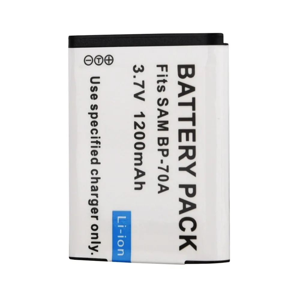 1 шт. аккумулятор для цифровой камеры Samsung AQ100 DV150F ES65 ES67 ES70 ES71 ES73 ES75 ES80 TL105 MV800 1200 мАч