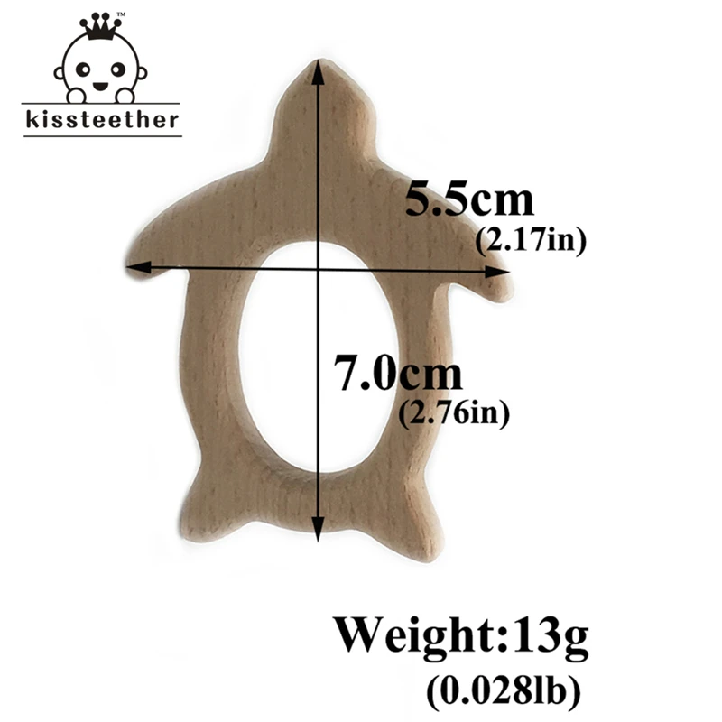 Детский Прорезыватель для зубов сделай сам из органического бука деревянный