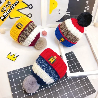 2018 New winter autumn caps for girls Children's cap baby newborn photography props hat Boys Hats Knit w57 | Детская одежда и
