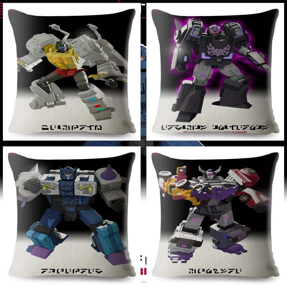 Чехол для подушки с мультяшным изображением трансформера наволочки диванных