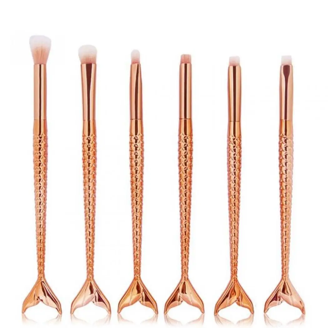 Новая мода для женщин макияж пудра Румяна ABS Кисти Косметический набор (6 шт.)