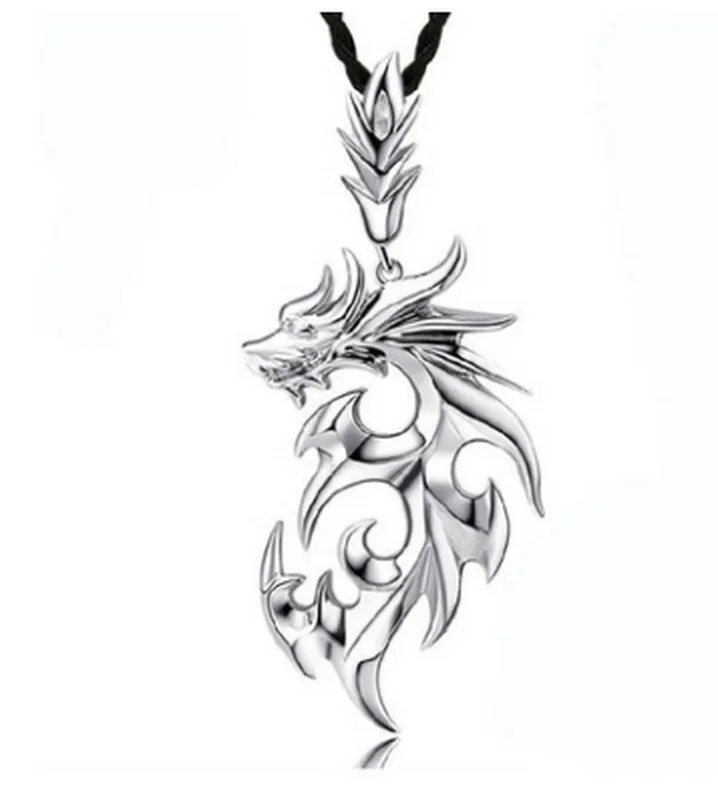 Flame Dragon men 's necklace domineering Korean version of titanium jewelry pendant accessories | Украшения и аксессуары