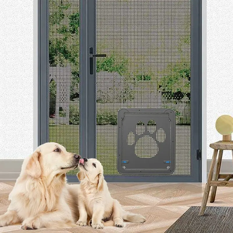 Утилита 37x42 см ПЭТ экран двери отпечаток лапы собаки шаблон Pet Cat экран на дверь и окно собачий щиток безопасные товары для домашних животных