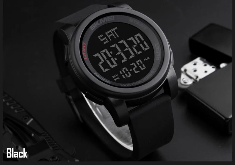 SKMEI мужские военные уличные спортивные часы водонепроницаемые Relojes электронные светодиодный цифровые наручные часы Relogio Masculino 1257
