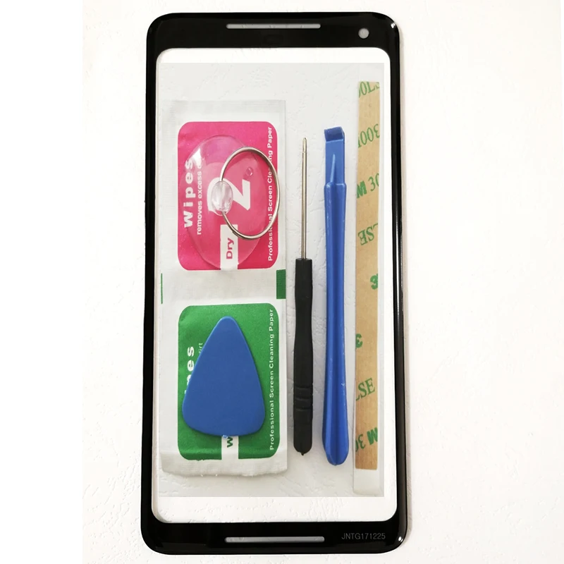 

ZUCZUG New 6.0''Front Outer Curved Edge Front Glass For Google Pixel 2XL Front Outer Panel+Repair Tools