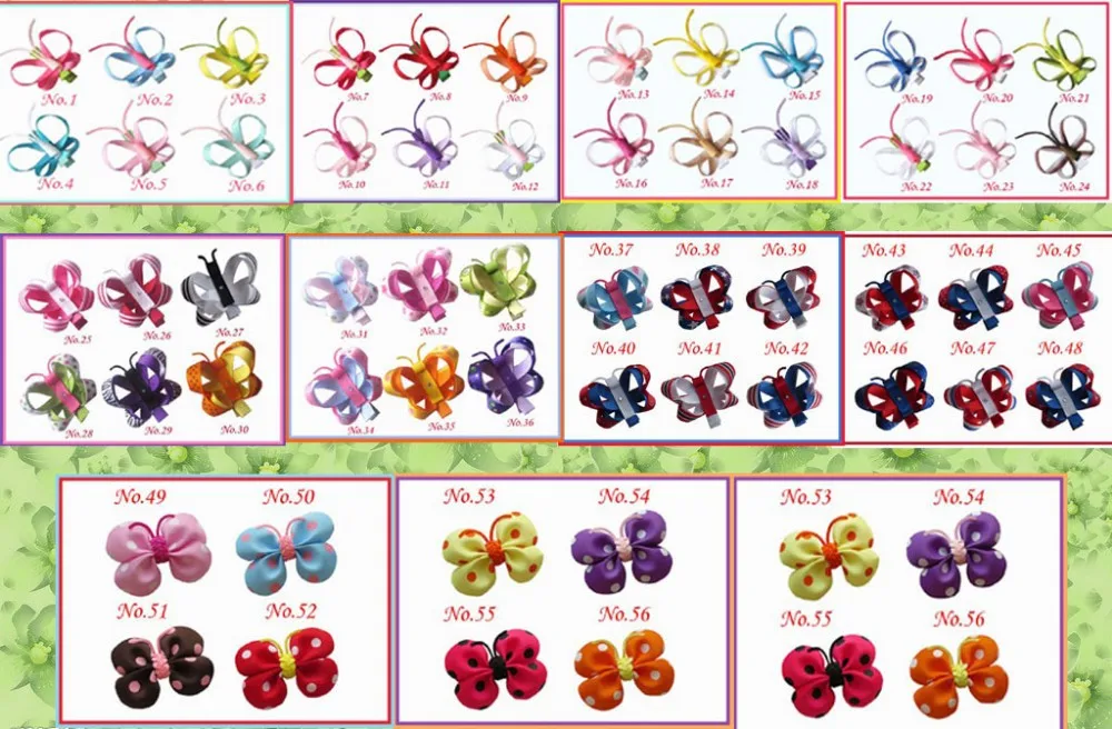 handmade Hot Sell Baby Hair Accessorie With Crafts Animal cartoon Children peacock Butterfly owl bugs 20PC Free Shipping | Аксессуары