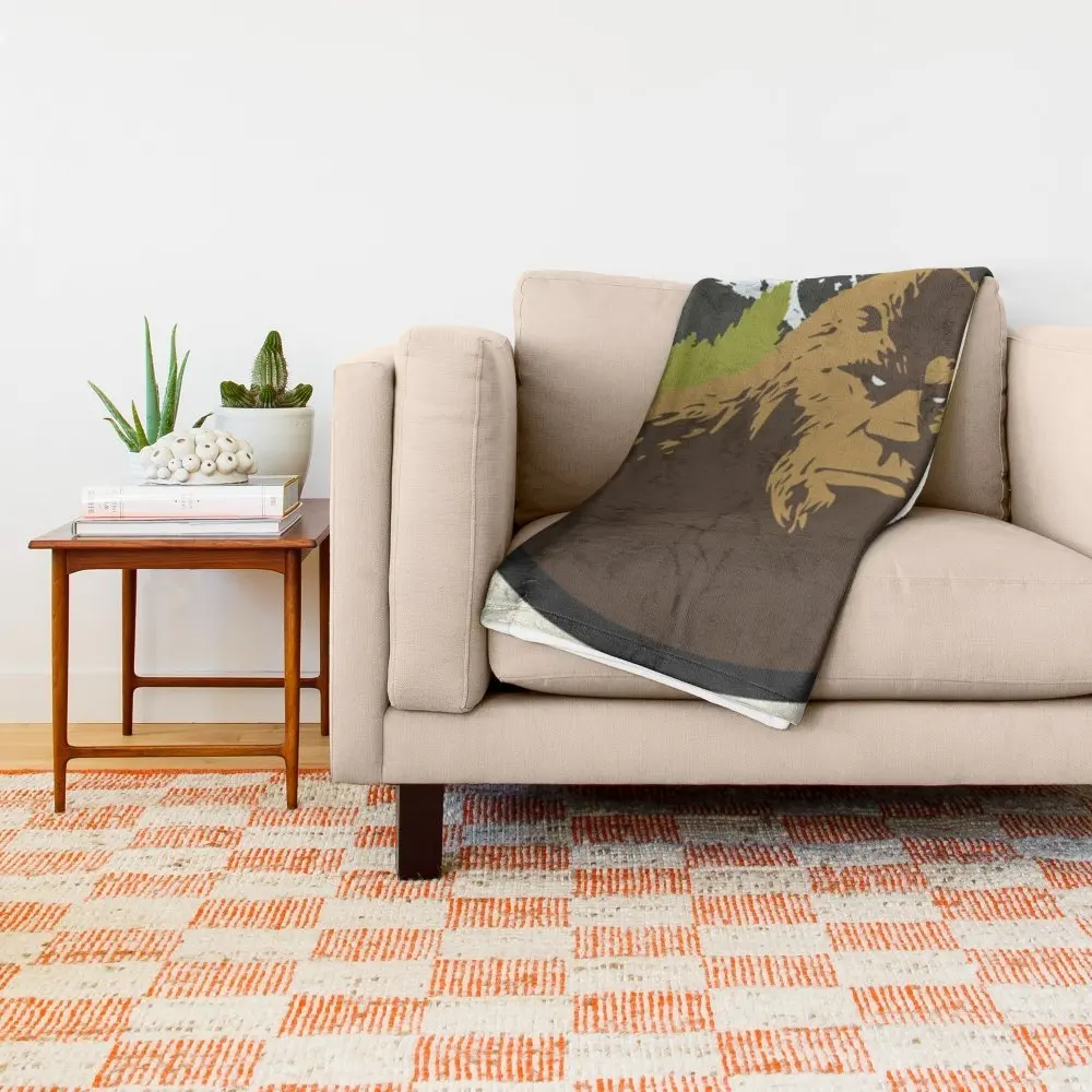 Bigfoot патч 51 &quotx 60&quot одеяло бросок на диван кровать самолет пледы Твердые