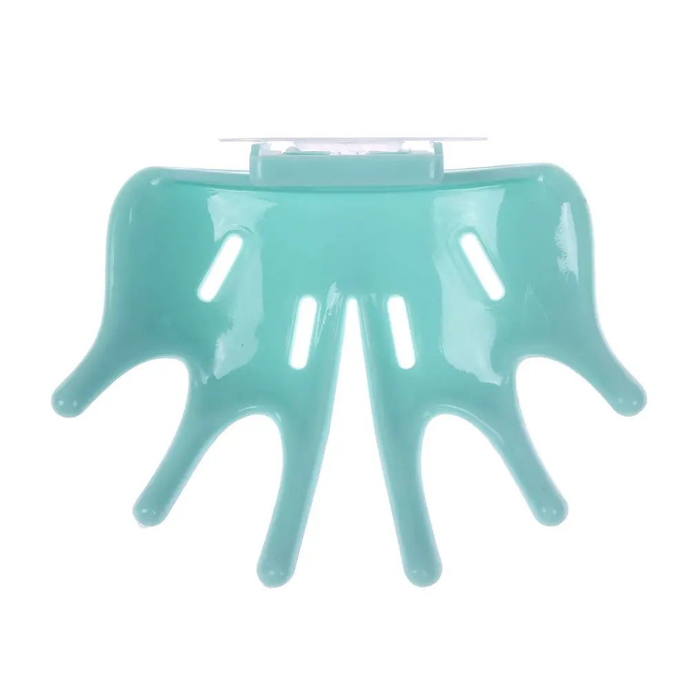 Синий 1Pc Bathroom Shelf Towel Soap Dish Holder Kitchen Sink Dish Sponge Storage Holder Rack Robe Hooks Sucker Kitchen Accessories - Цвет: Синий